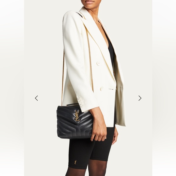 YSL Loulou Small Shoulder Bag in Quilted Leather - Picture 4 of 15